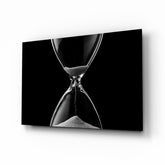 Hourglass Glass Wall Art.
